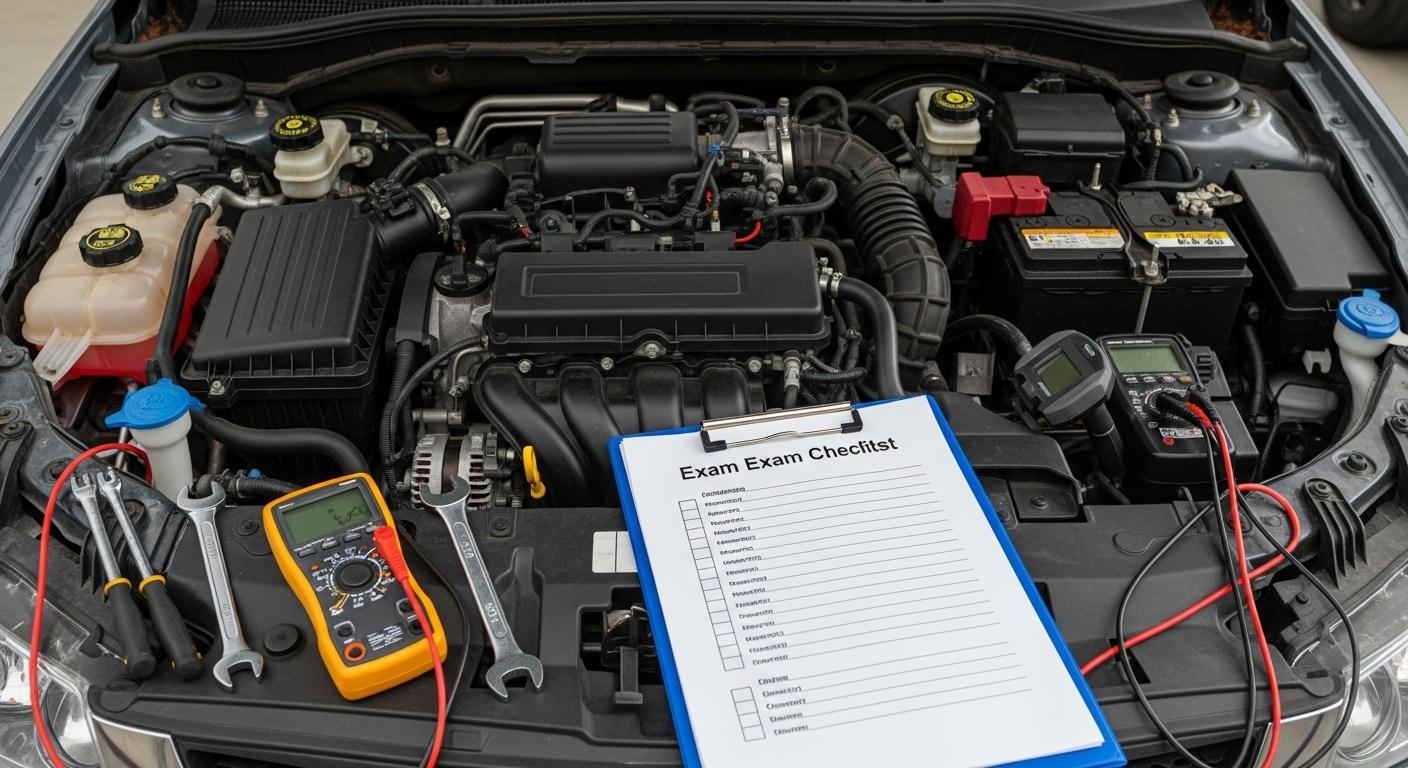 자동차 정비 기능사 시험