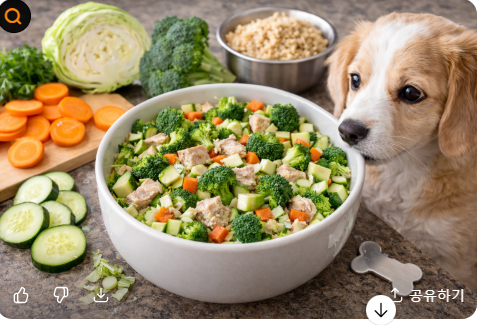 강아지 안전한 채소 / 위험 채소 리스트(체중별 급여량 + 설사·변비·위염 추천 채소,이상반응대처법)