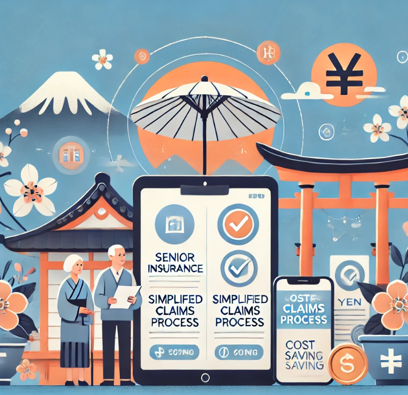 일본 보험 트랜드인 고령화, 간편청구, 저비용 관련