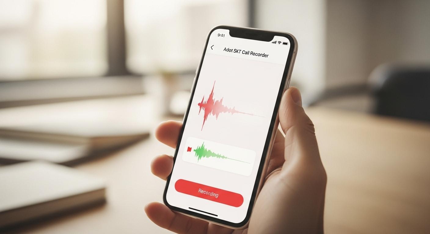 아이폰 통화녹음 에이닷 skt