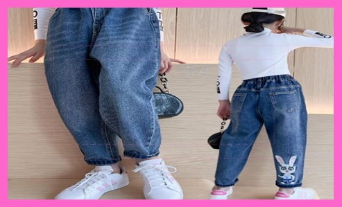 여성 데님 조거팬츠