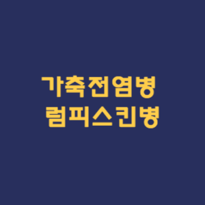 가축전염병 럼피스킨병