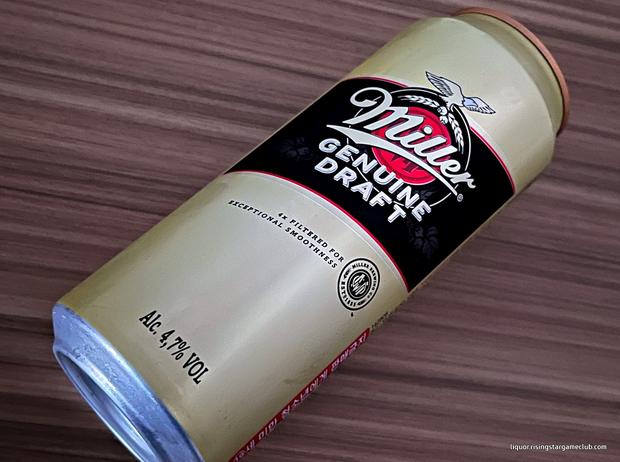 밀러 제뉴인 드래프트 Miller Genuine Draft 캔 표지