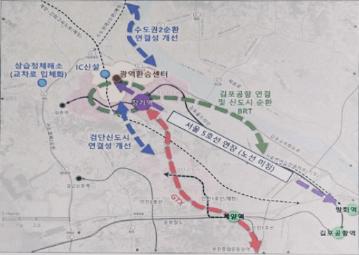 지하철-5호선-김포-연장-예상도