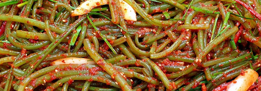 고구마순 김치 1