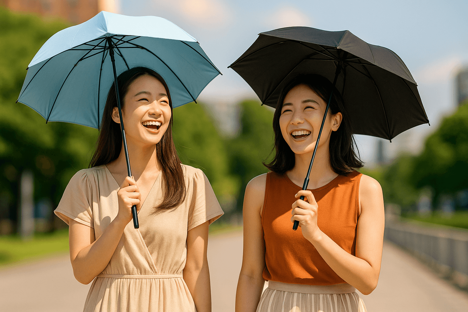 폭염 해누아양산, 자외선 99.9% 차단된다고요? 써보면 이유 압니다