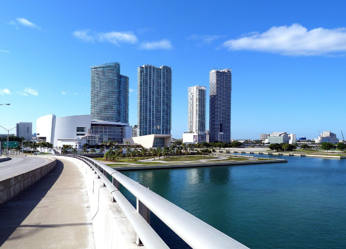 Miami city view