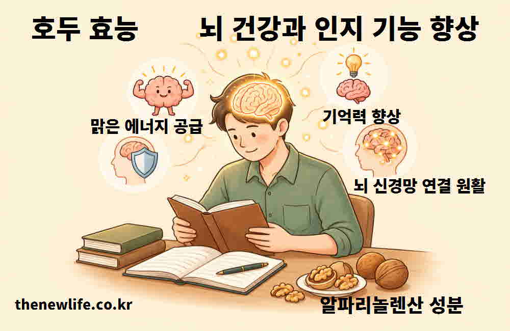 호두 효능 뇌 건강 인지 기능 향상