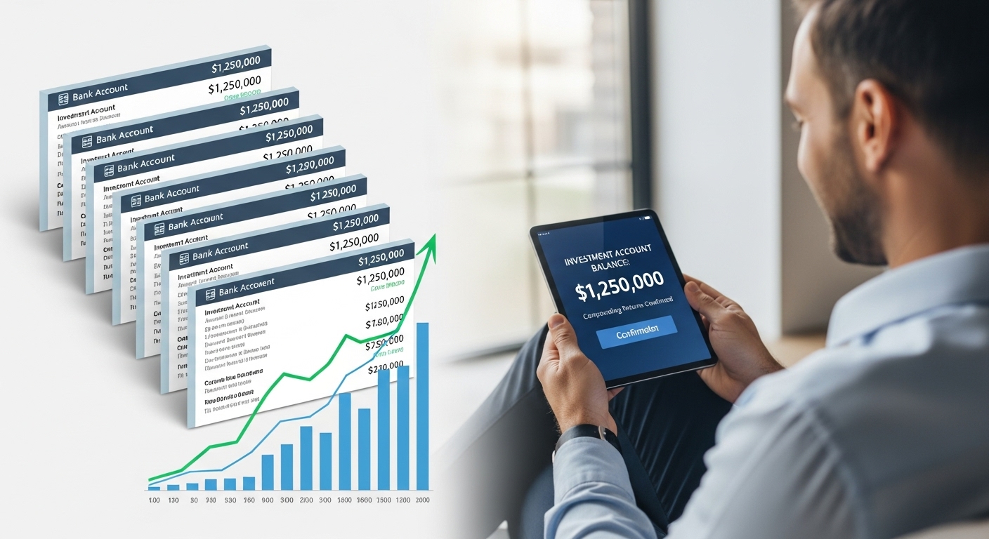 ISA 계좌에서 연금 계좌로 전환된 후 불어난 돈을 확인하는 모습
