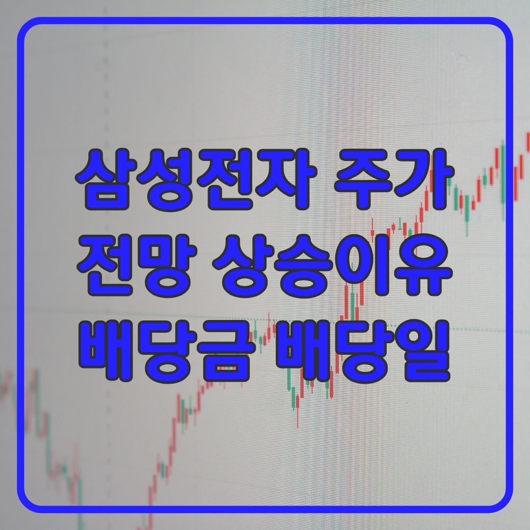 삼성전자 주가 전망 상승 이유 배당