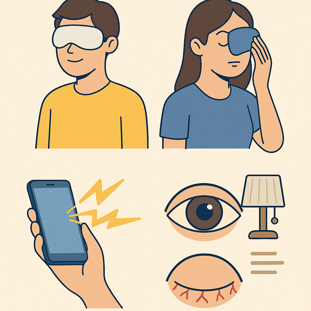 눈 피로를 풀어주는 핫팩, 냉찜질 사용법 비교