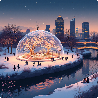 한강페스티벌 겨울 봄ON한강 가상 이미지