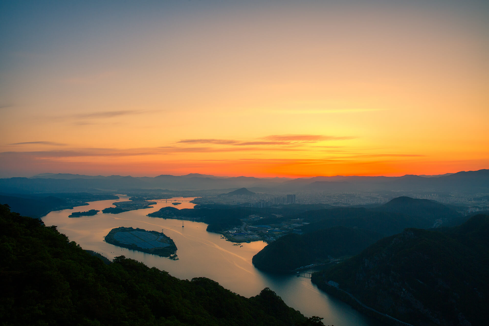 춘천 삼악산 일출