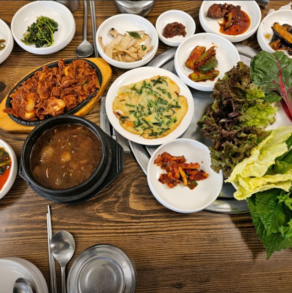 화천 산채골 메뉴 이미지