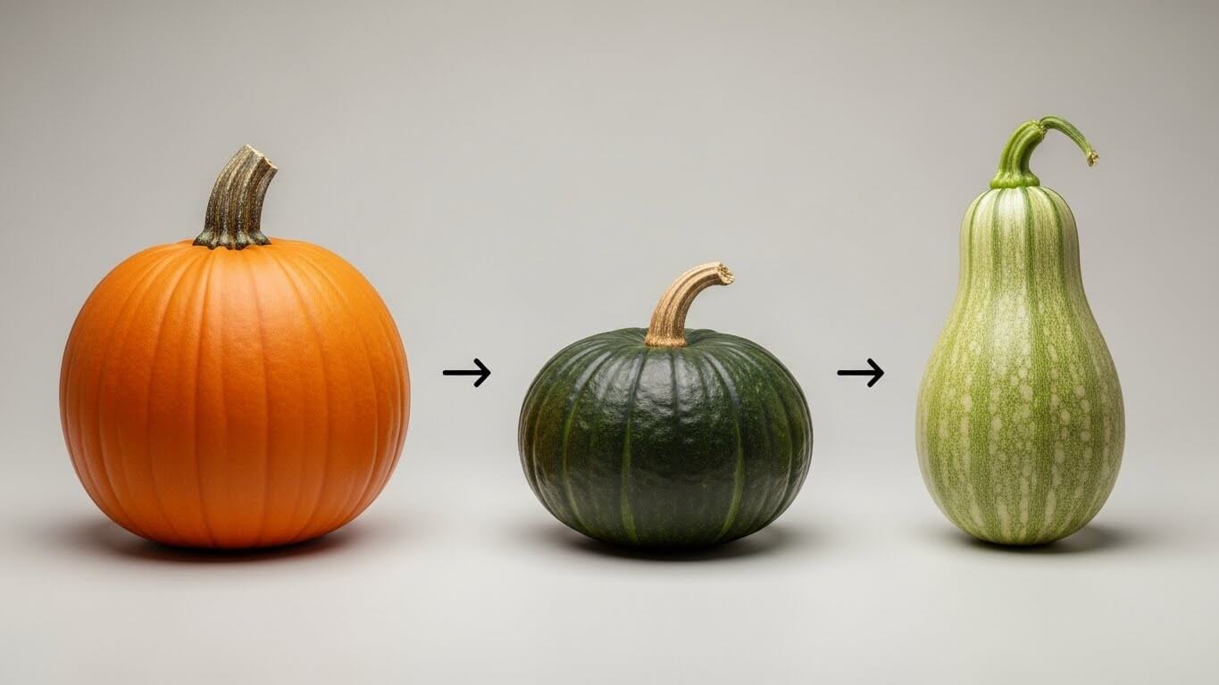 호박 종류별 건강 효과 차이점 (호박 종류, 영양성분, 효능)