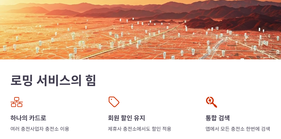 로밍 서비스의 편리함