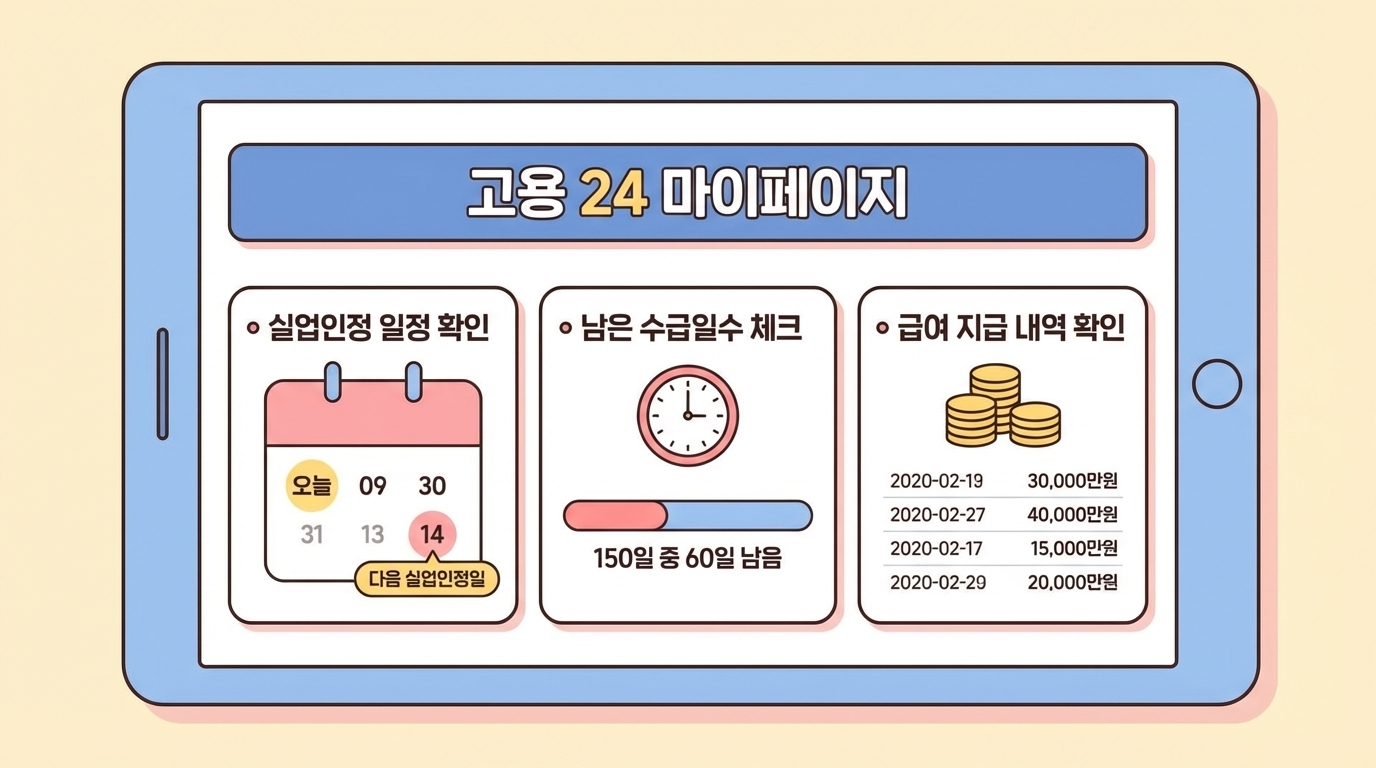 고용24 마이페이지