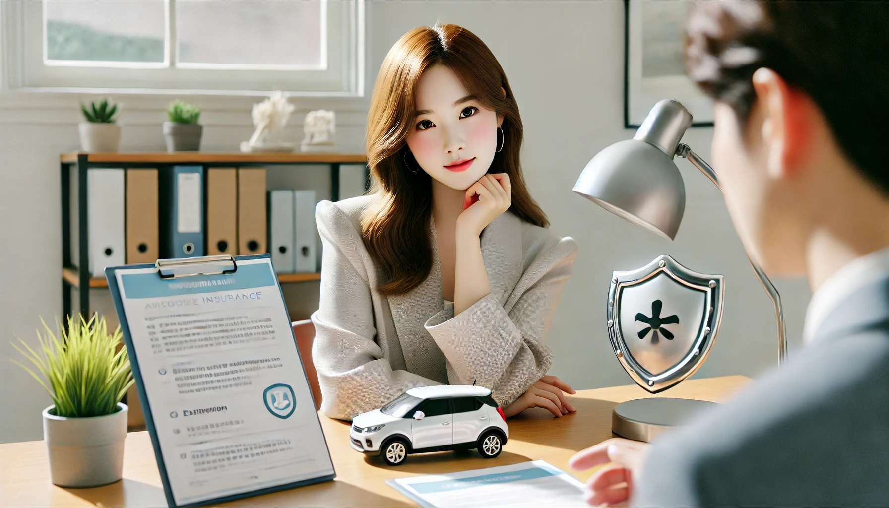 자동차보험 보험금 지급과 면책사유 상담하는 이미지