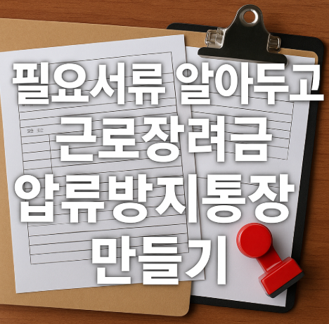 압류방지통장 필요서류