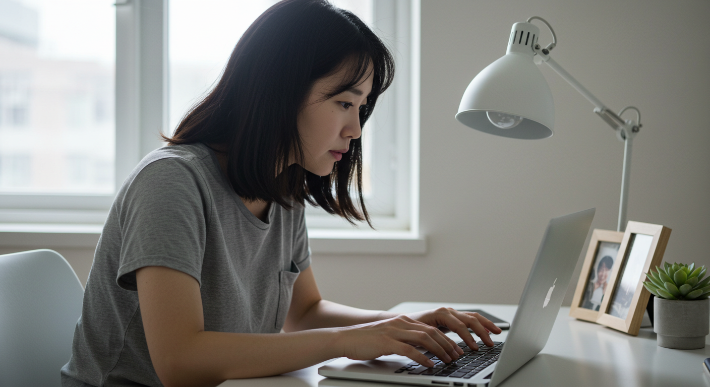 자판두드리는 여성 Image_fx (38)