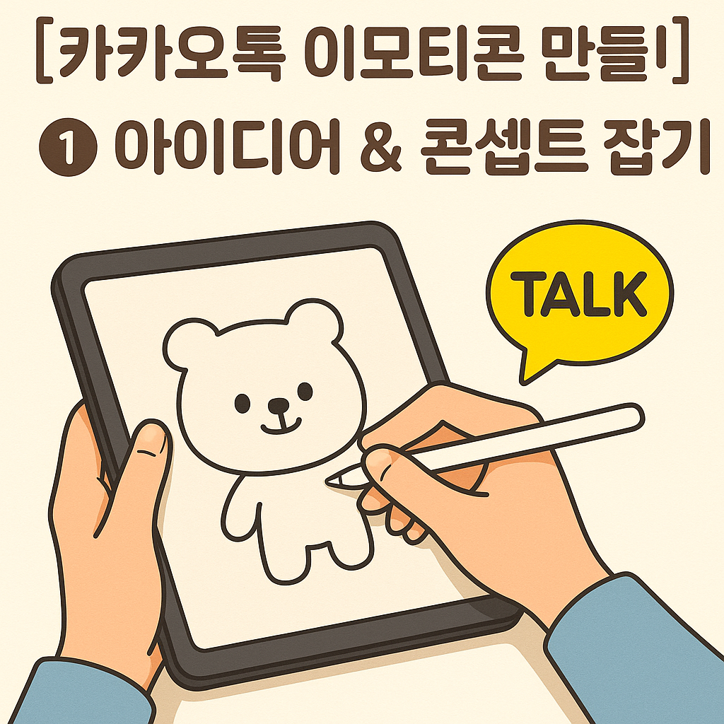 카카오톡 이모티콘 만들기 ① 아이디어 & 콘셉트 잡기