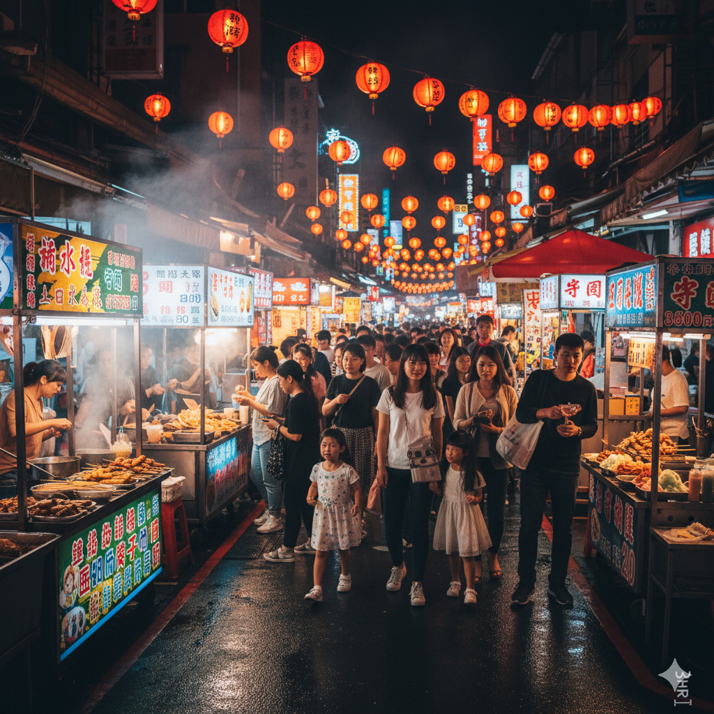 대만 야시장 이미지