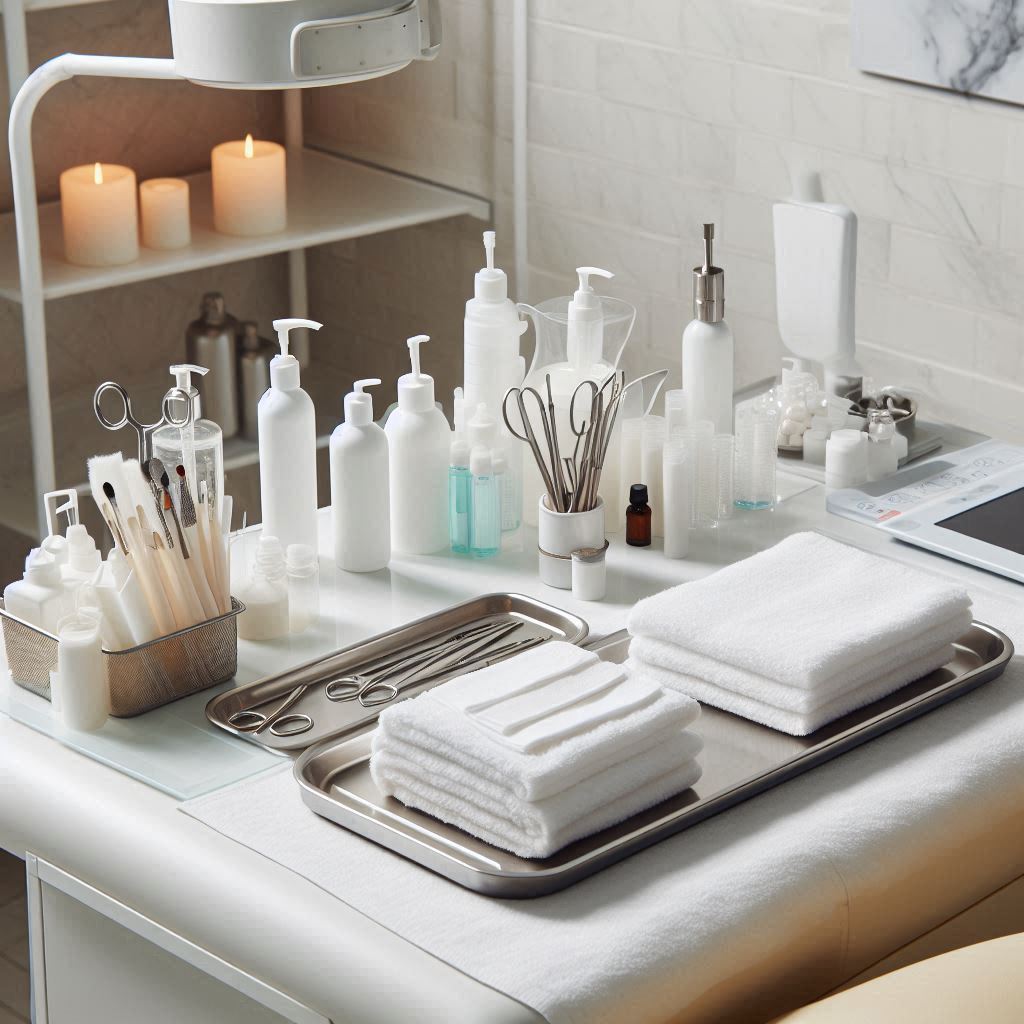 피부,체형관리 샵 배경