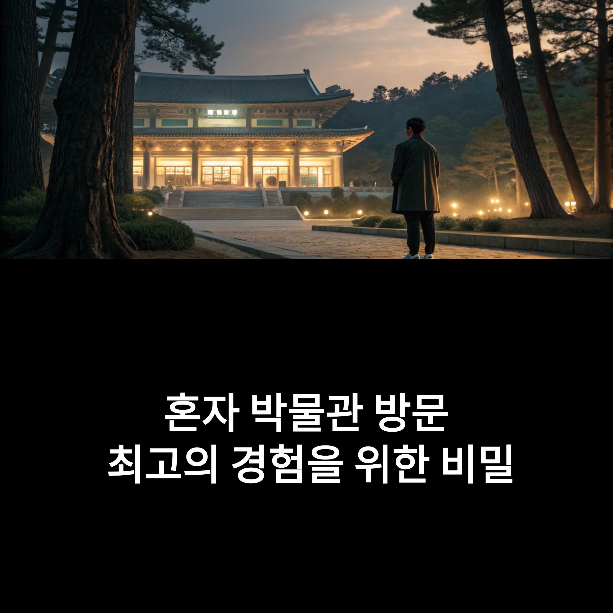 혼자 박물관을 관람할 때