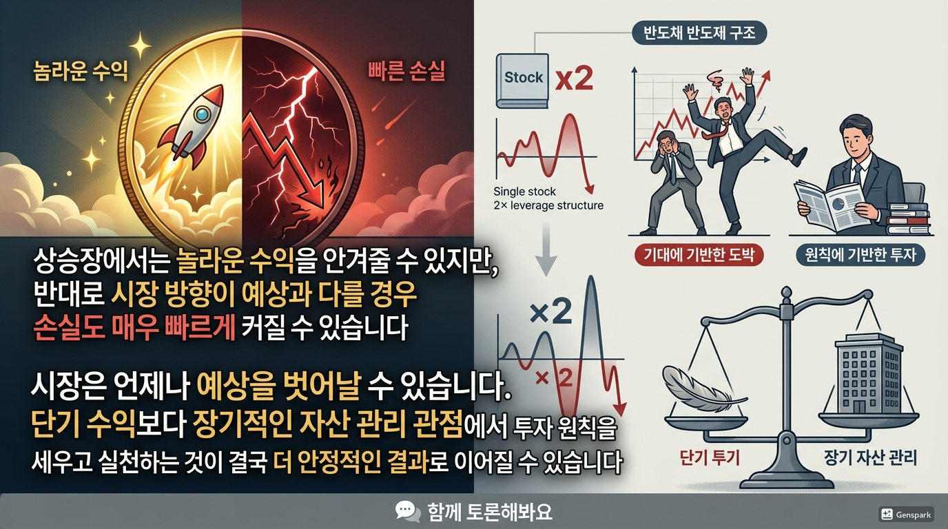높은 수익률의 이면에는 항상 높은 위험이 존재합니다. 투자 전 상품 구조를 반드시 이해하세요.