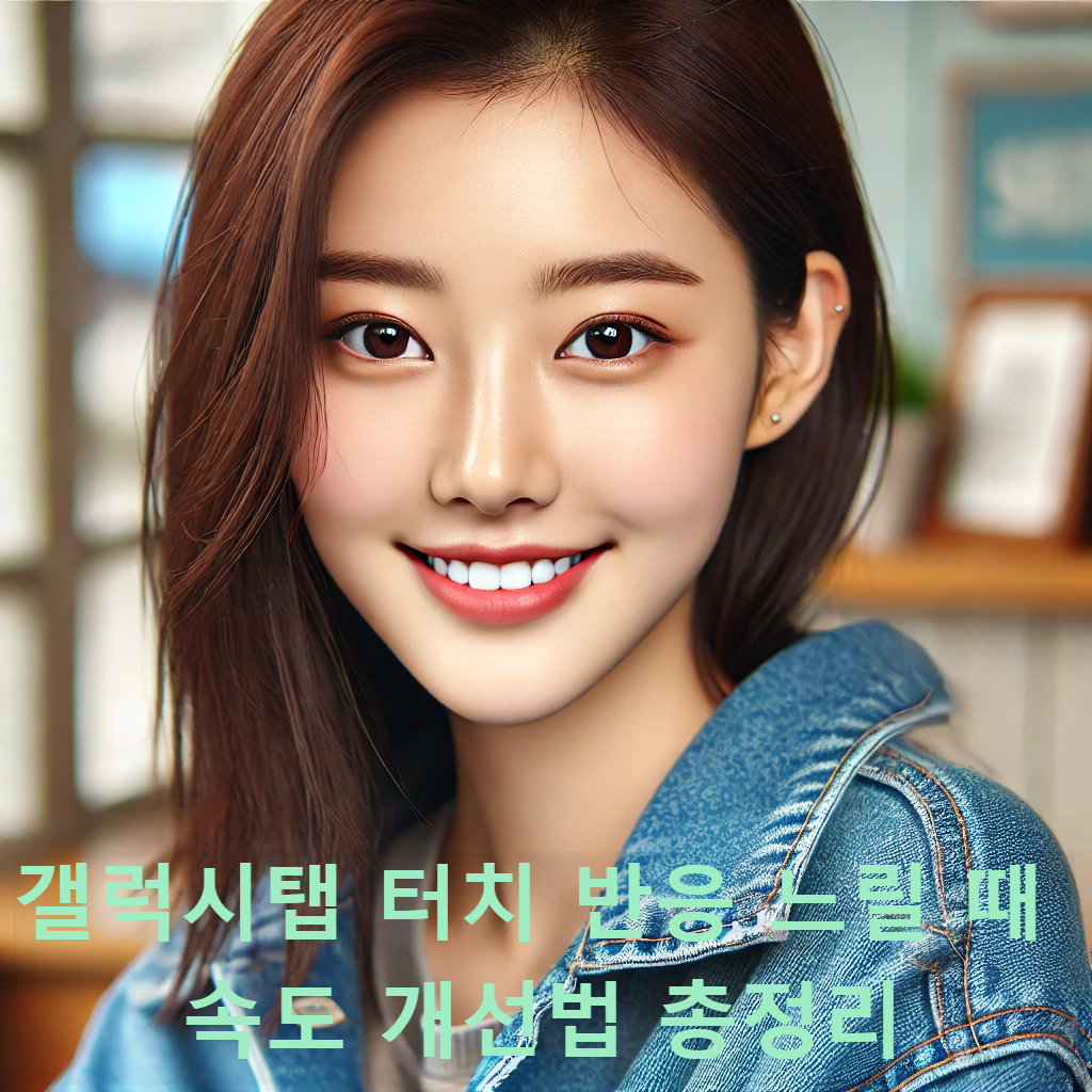 갤럭시탭 터치 반응 느릴 때 속도 개선법 총정리