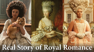 왼)17세의 샬롯 중)Queen Charlotte (1744-1818) 오)역동적이고 웅장한 샬롯