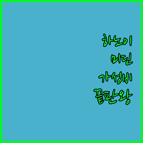 베트남 하노이 미딘 한인타운 주변 가..