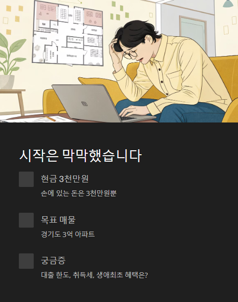 시작은 막막했습니다