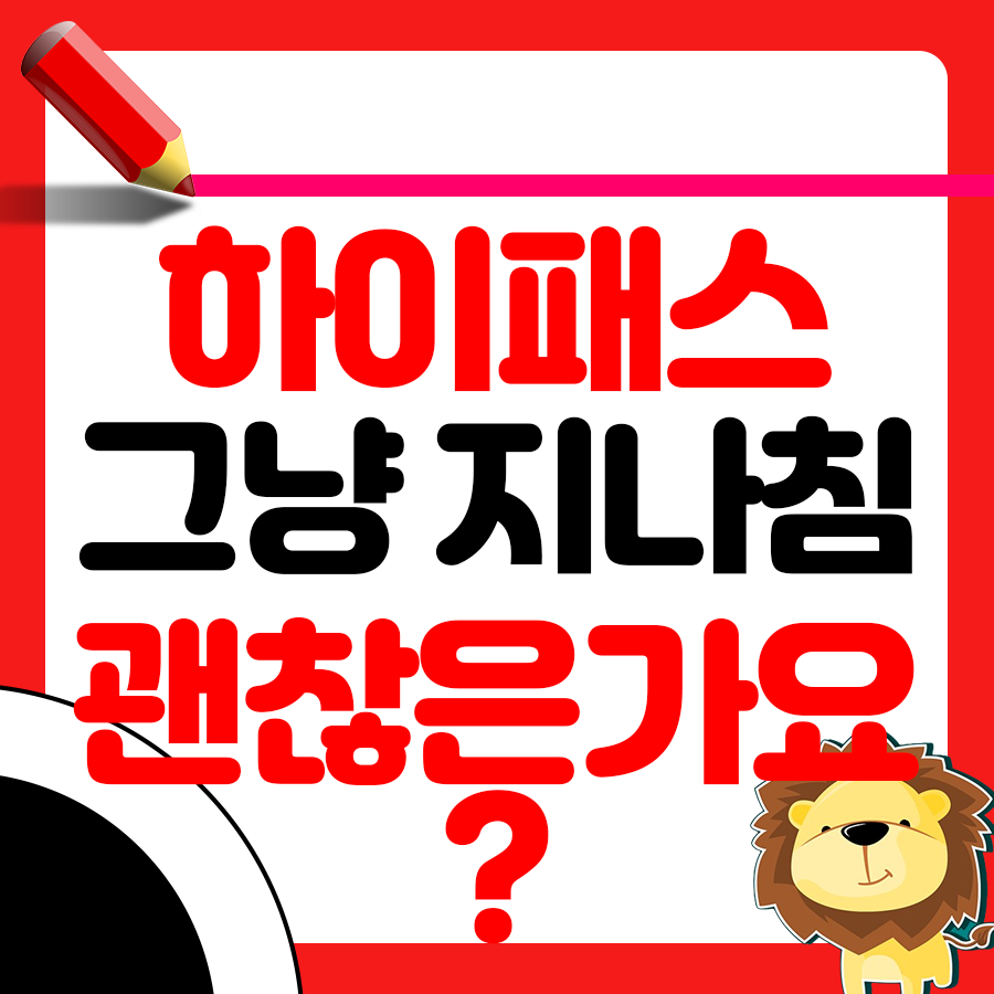 하이패스 그냥 지나쳤다면? 벌금 없이 해결하는 꿀팁 1