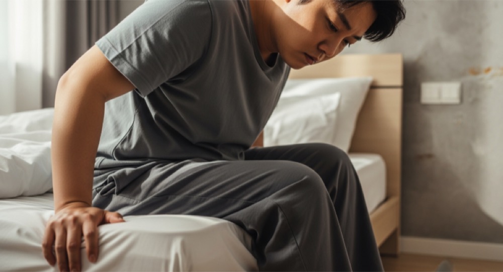 아침에 몸 무거움