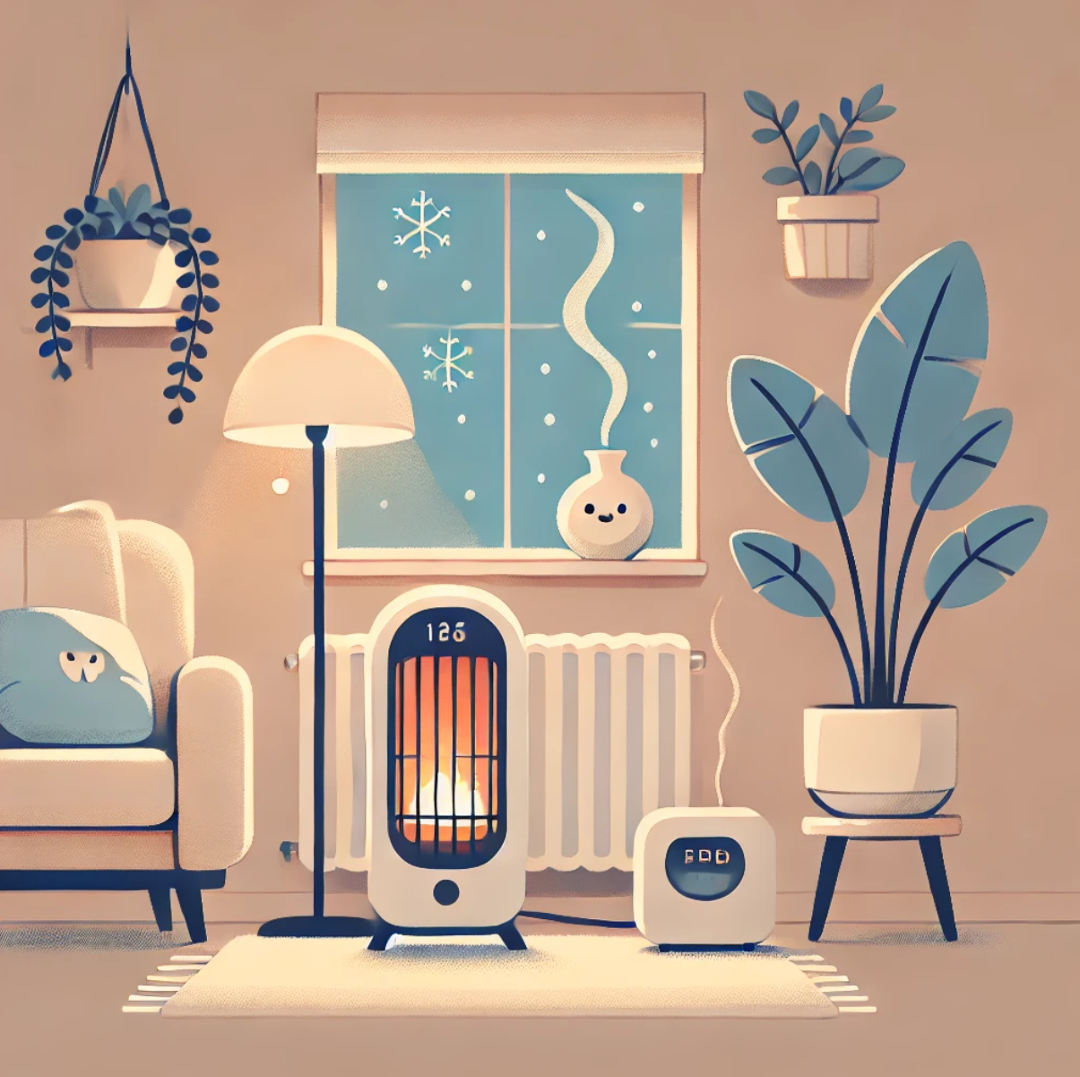 겨울철 실내 공기 관리법! 적정 온도&middot;습도 유지하는 꿀팁