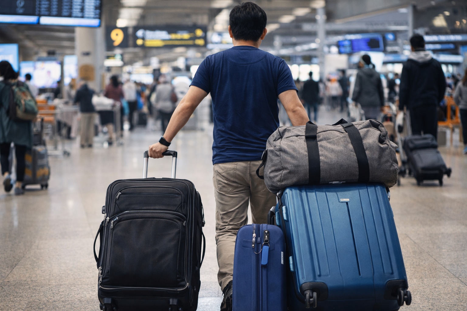 짐이 많을 때 공항 이동 수단 고르는 방법