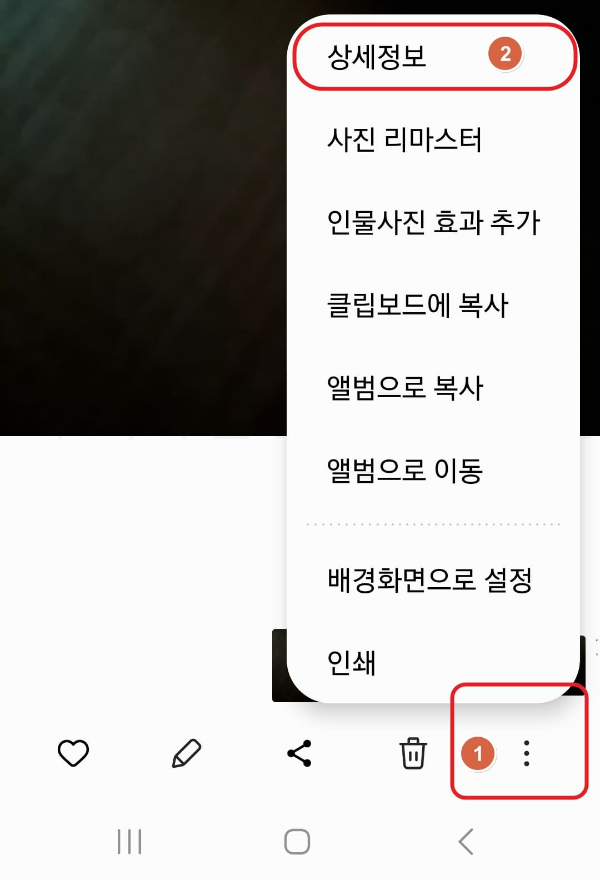 사진 상세보기 확인하는 방법