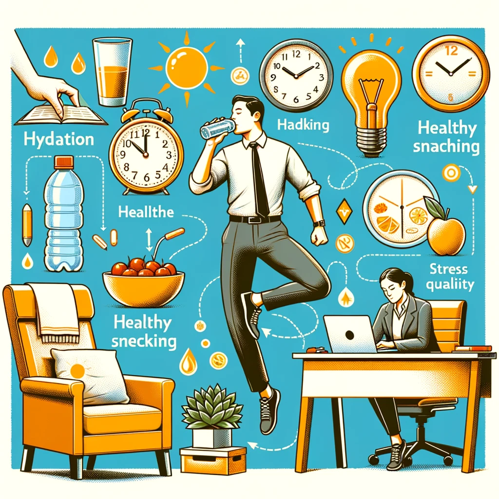 건강한 사무 직장생활을 위한 생활습관 팁