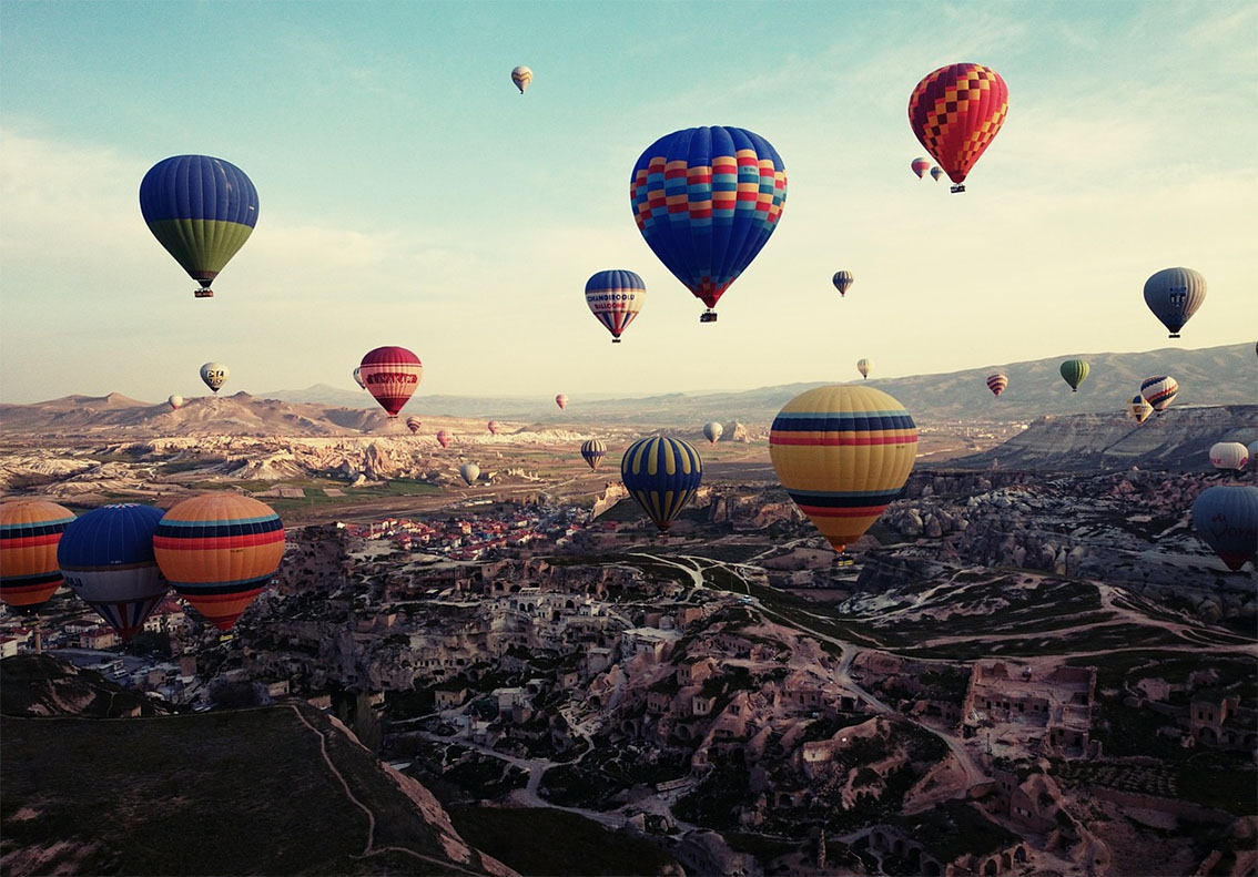 카파도키아 열기구