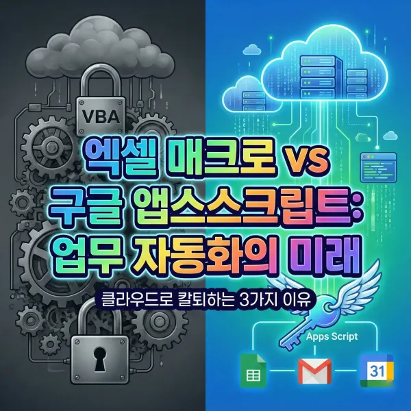 구글 스프레드시트 앱스스크립트, 엑셀 매크로보다 좋은 점