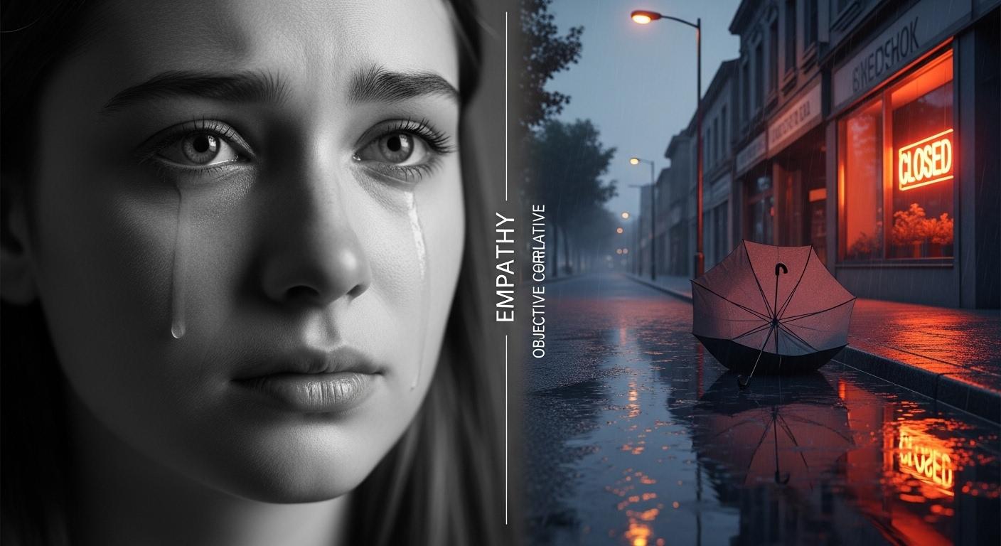 감정이입과 객관적 상관물의 차이?