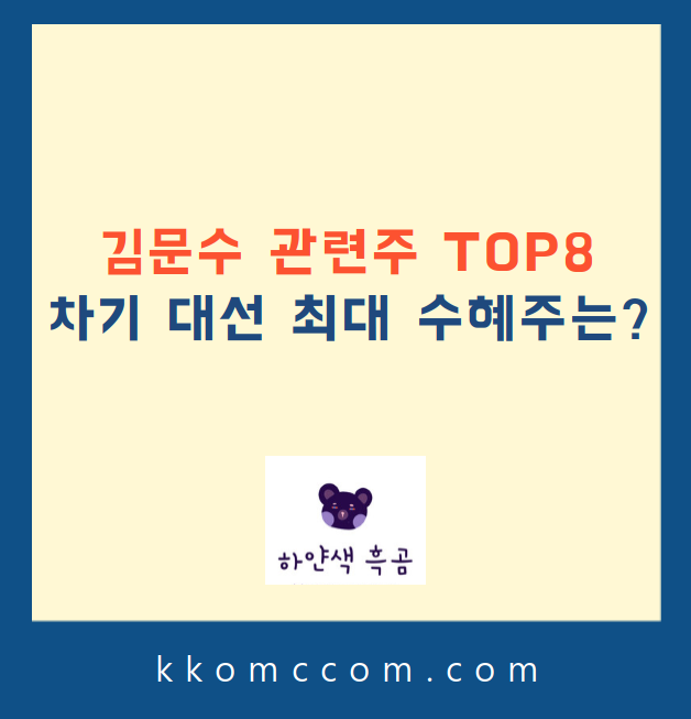 김문수 관련주 관련 포스팅 썸네일