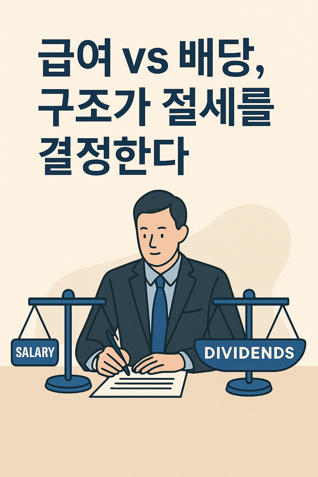 대표이사 급여·배당의 최적 비율 설계법