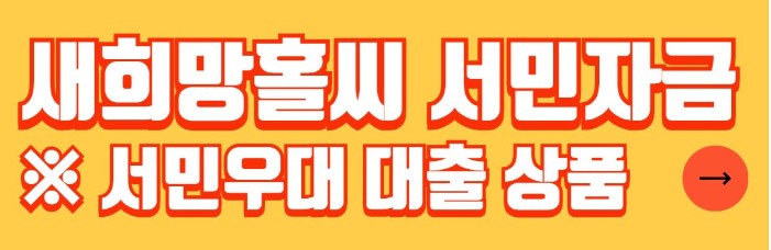 정부지원 저금리 서민대출 종류