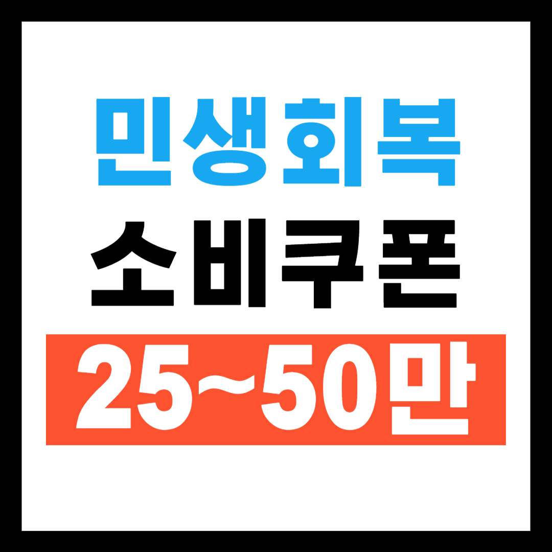 민생회복 소비쿠폰 지급