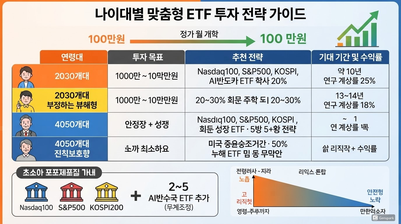 연령대별 ETF 투자 전략