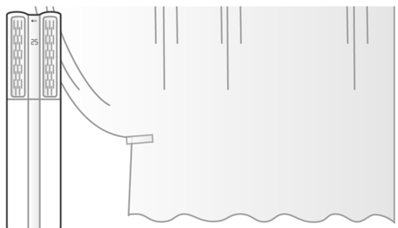 에어컨 전기비 절약방법-커튼으로 직사광선 막기