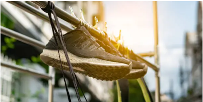 신발 말리는 모습