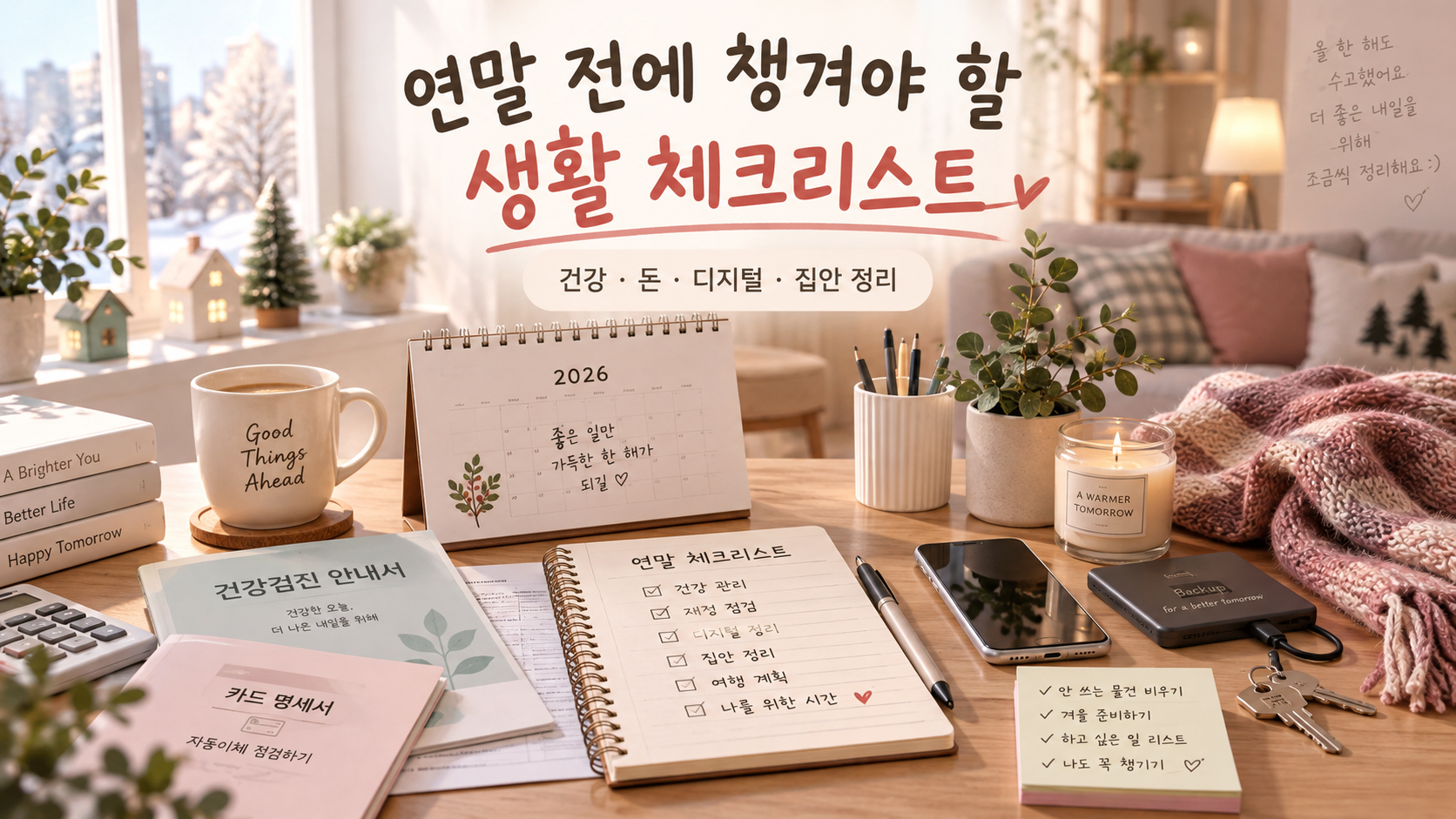 연말 전에 챙겨야 할 생활 체크리스트